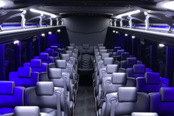 Dayton Charter Bus Interior
