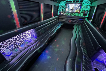 Dayton Limo Bus Interior
