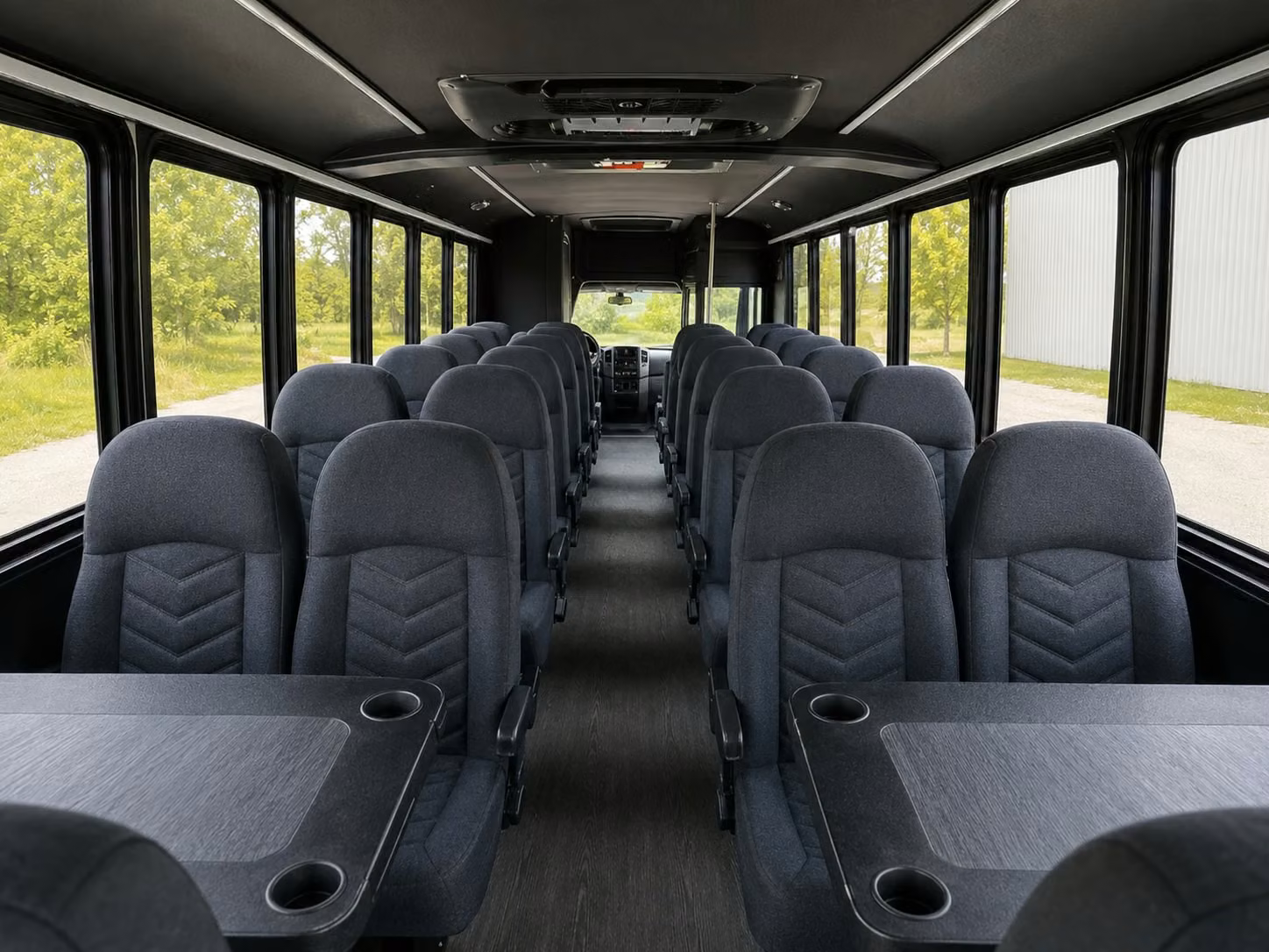 20 passenger minibus inside