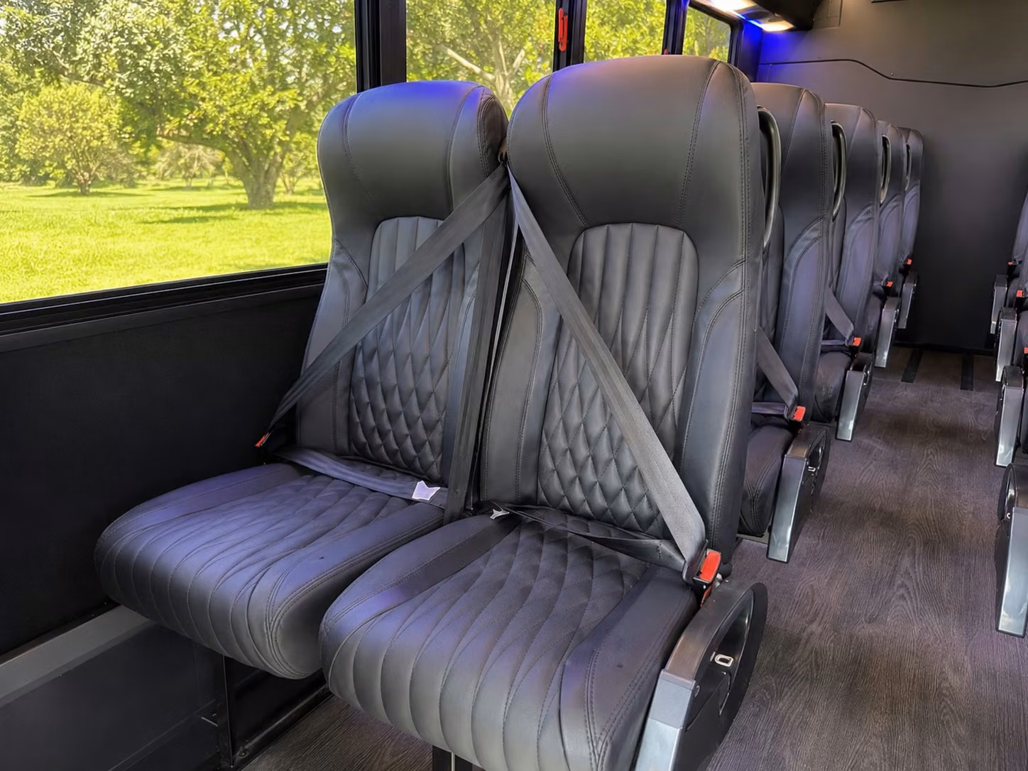 20 passenger minibus interior