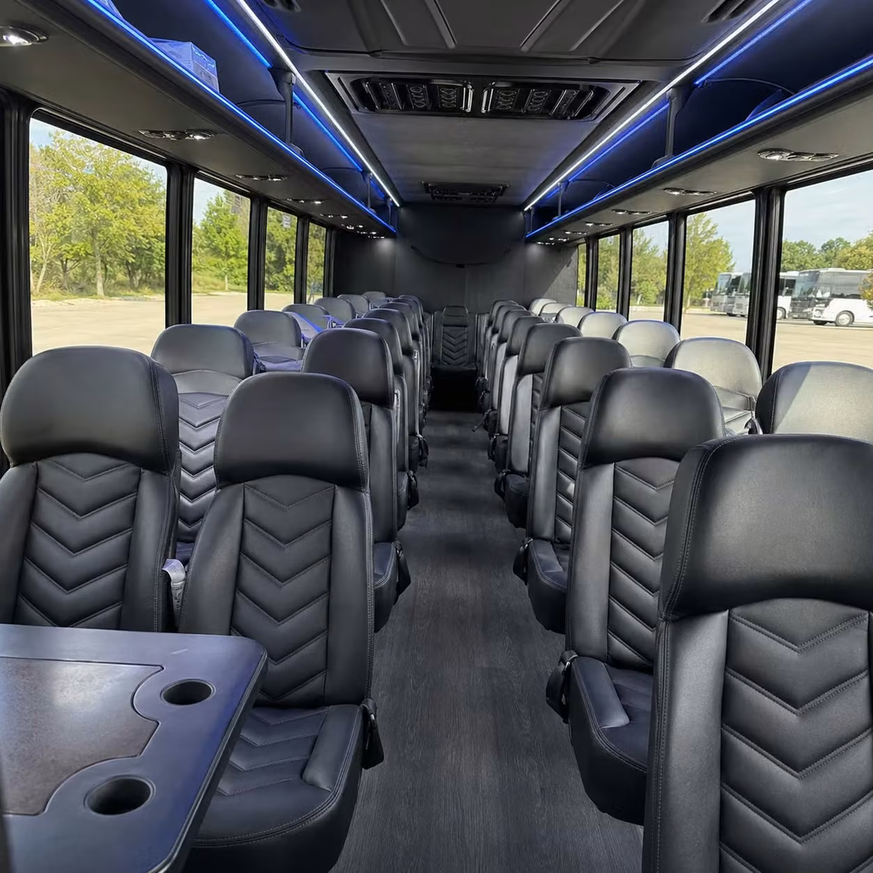 30 passenger minibus interior