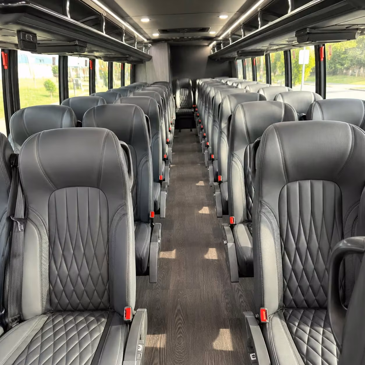 35 passenger minibus interior