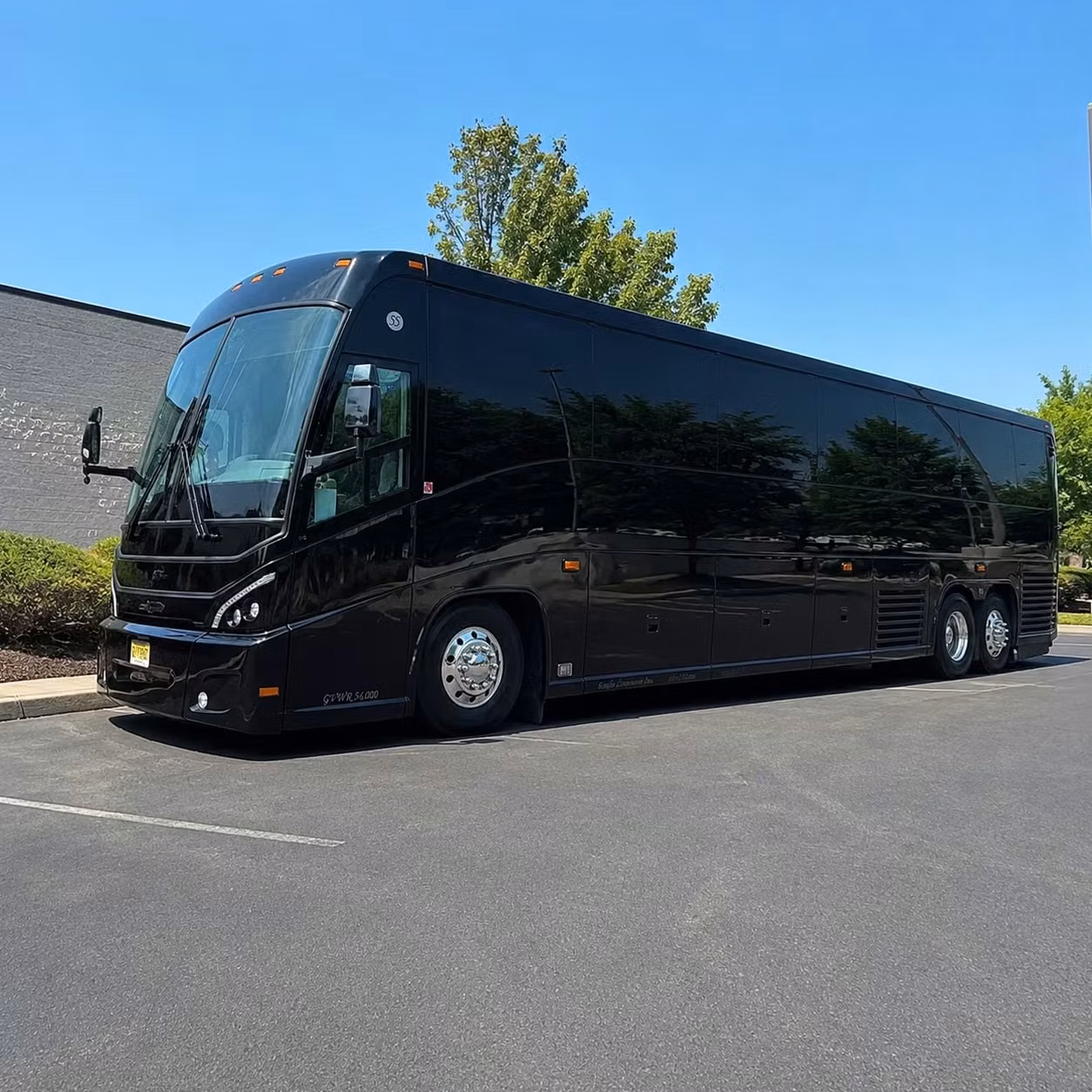 56 passenger charter bus