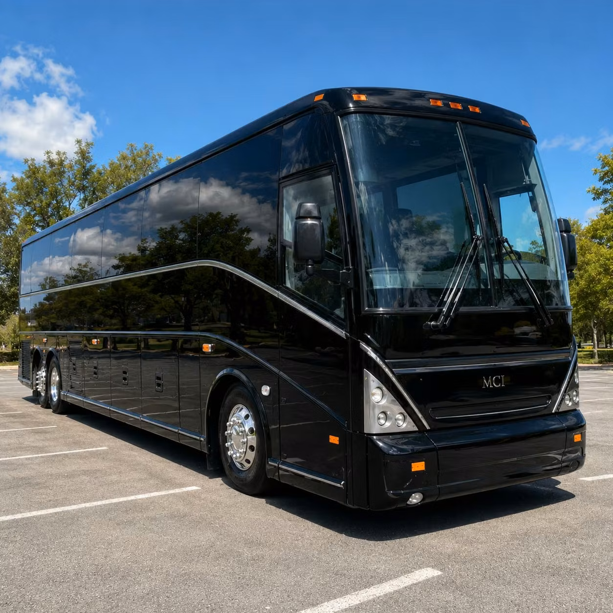 corporate event bus rentals in dayton