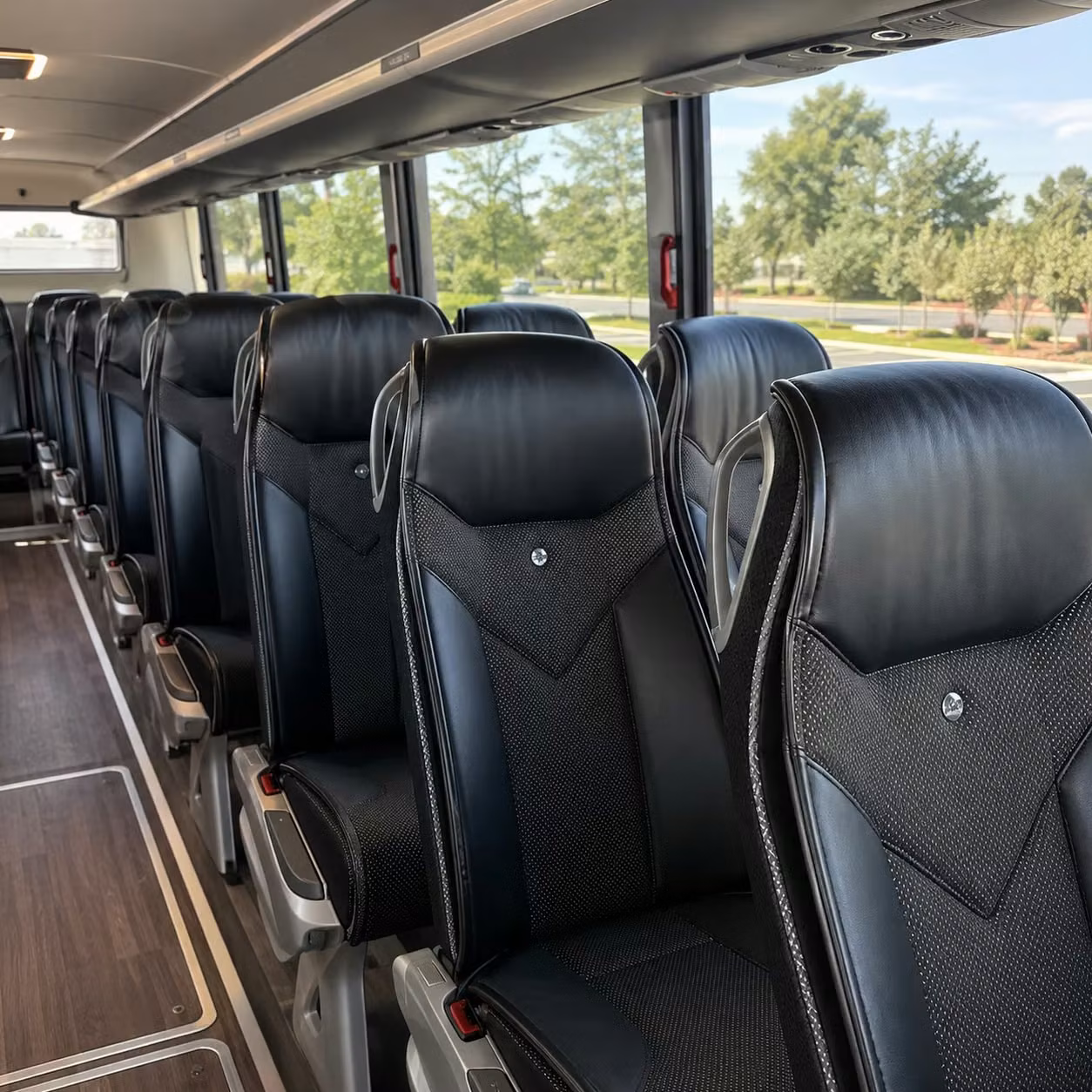 dayton charter bus interior