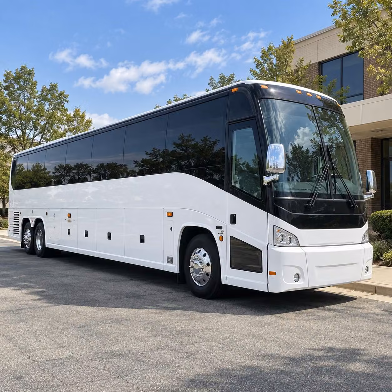 dayton charter bus rental exterior
