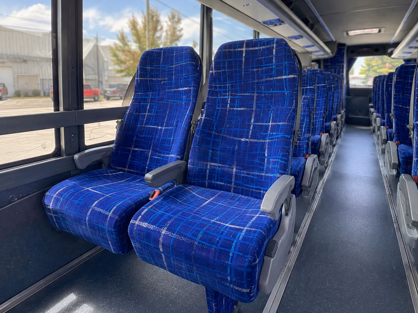 dayton charter bus rental inside