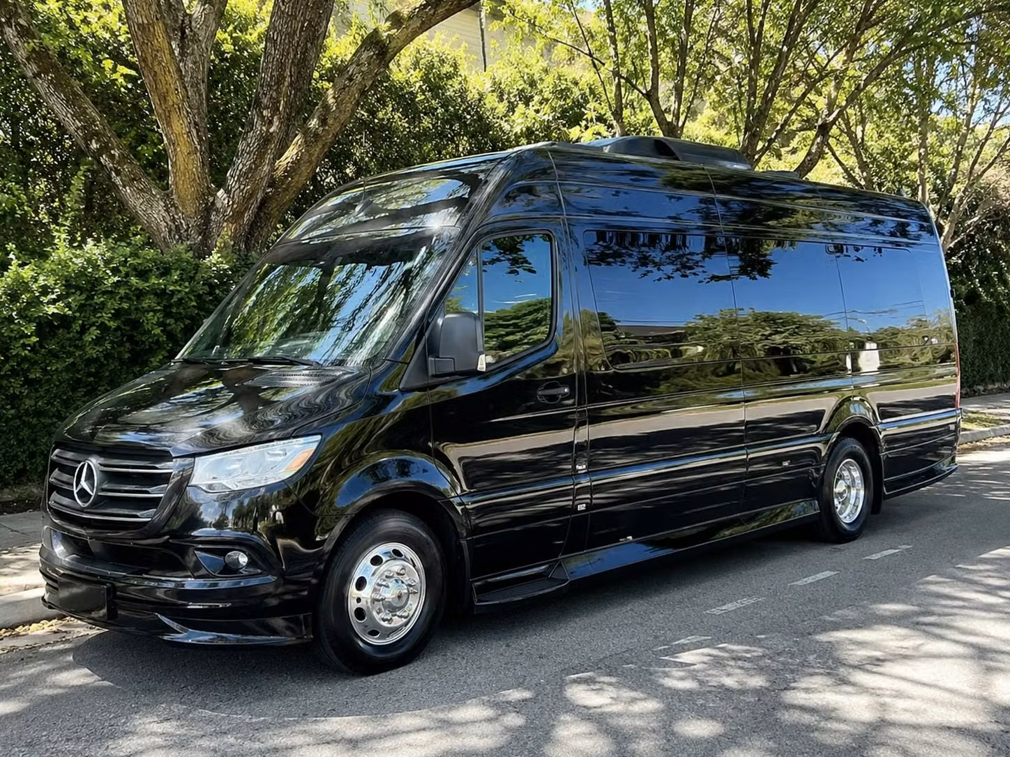 sprinter van with driver